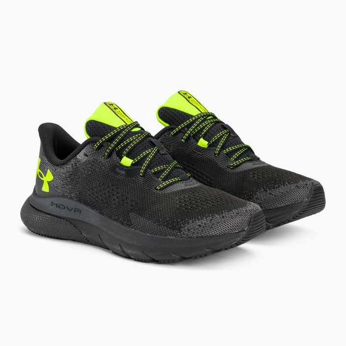 Мъжки обувки за бягане Under Armour Hovr Turbulence 2 black/black/high vis yellow 4