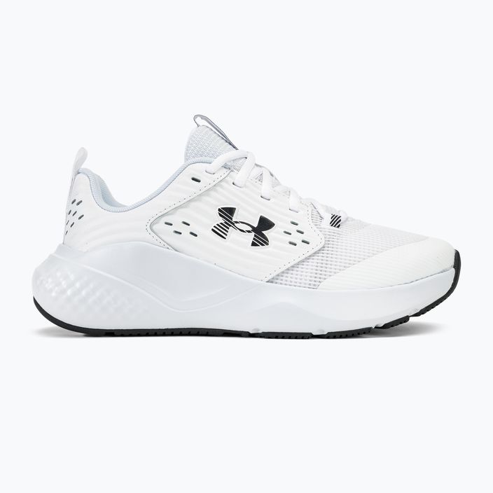 Under Armour Charged Commit TR 4 white/distant grey/black дамски обувки за тренировка 2