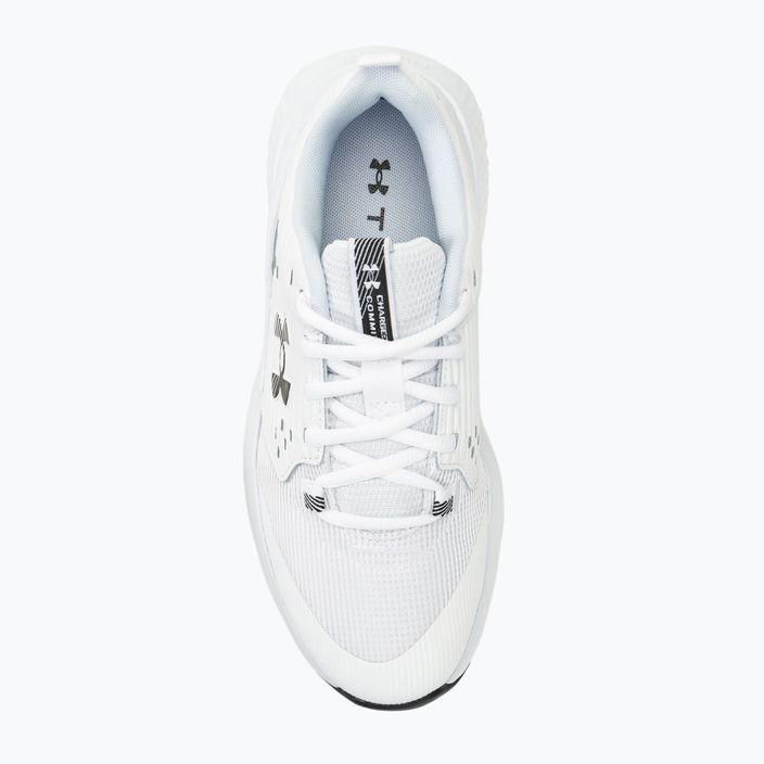 Under Armour Charged Commit TR 4 white/distant grey/black дамски обувки за тренировка 5