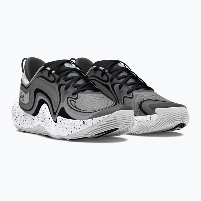 Баскетболни обувки Under Armour Spawn 6 mod gray/black/black 8