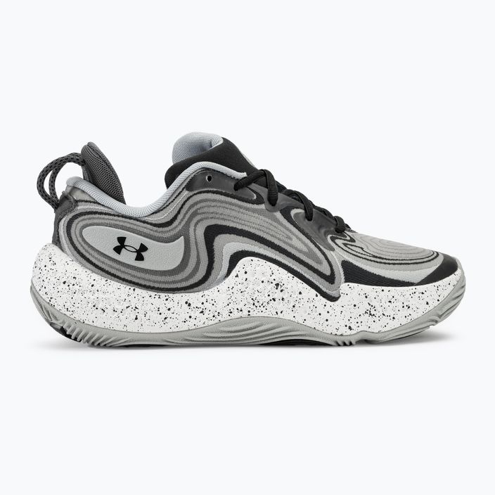 Баскетболни обувки Under Armour Spawn 6 mod gray/black/black 2