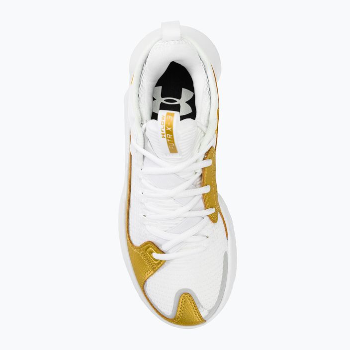 Баскетболни обувки Under Armour Flow Futr X3 бяло/бяло/металическо злато 5