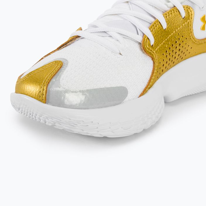 Баскетболни обувки Under Armour Flow Futr X3 бяло/бяло/металическо злато 7