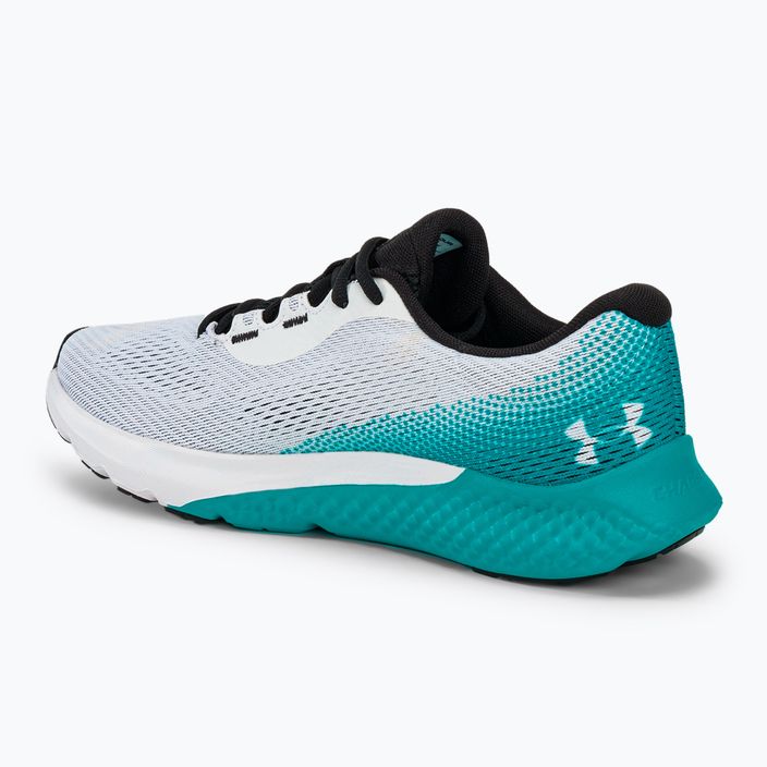 Under Armour Charged Rogue 4 white/circuit teal/circuit teal мъжки обувки за бягане 3