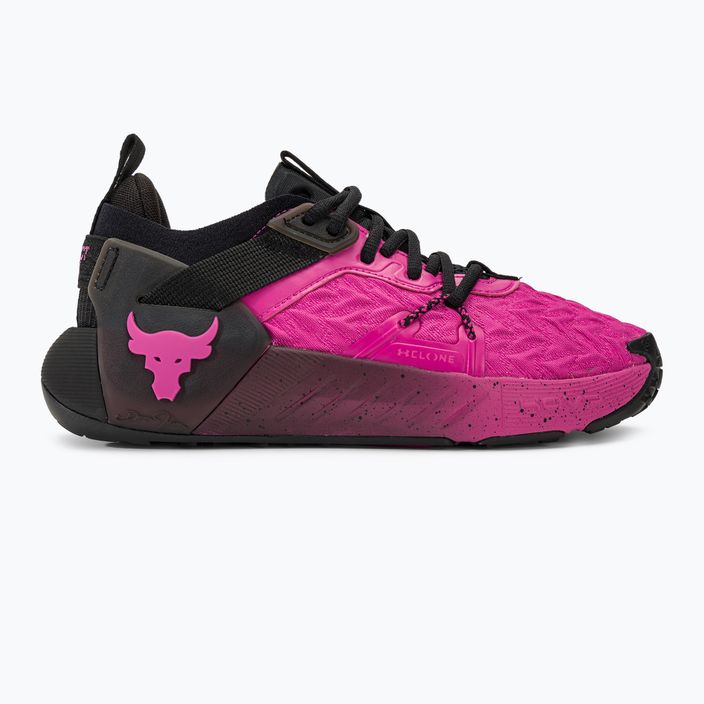 Under Armour Project Rock 6 дамски обувки за тренировка astro pink/black/astro pink 2