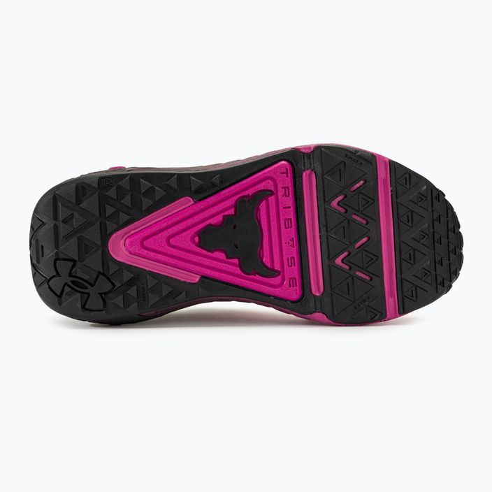 Under Armour Project Rock 6 дамски обувки за тренировка astro pink/black/astro pink 4