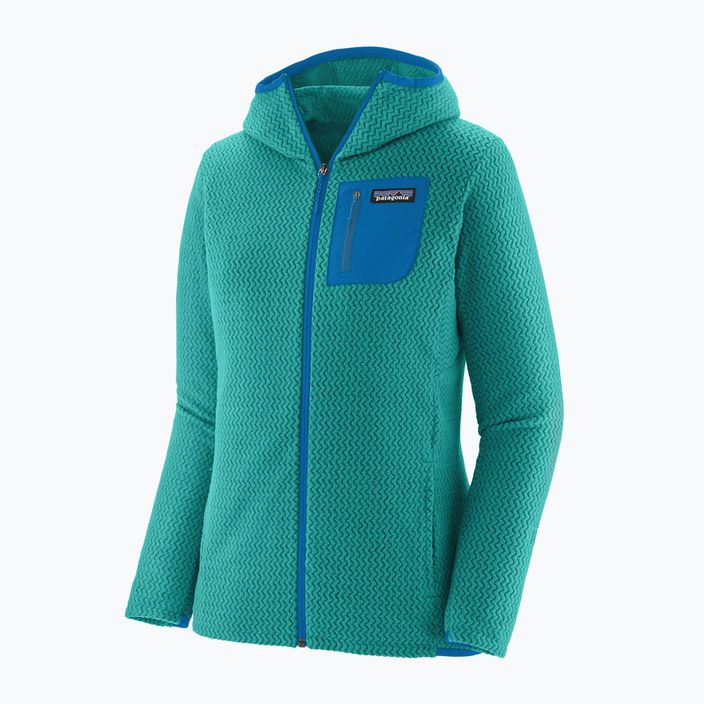 Дамски суитшърт за трекинг Patagonia R1 Air Full-Zip subtidal blue 3