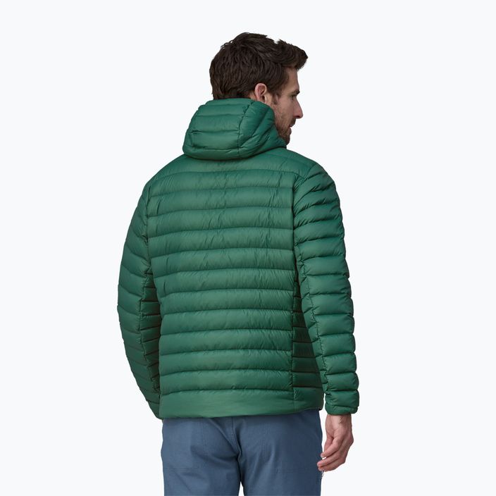 Мъжко пухено яке Patagonia Hoody conifer green 2