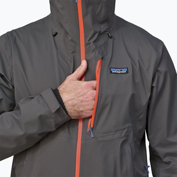 Мъжко яке за дъжд Patagonia Granite Crest Rain forge grey 5