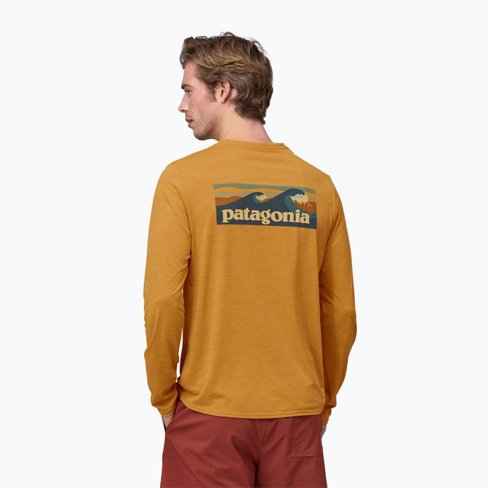 Мъжка риза Patagonia Cap Cool Daily Graphic Shirt-Waters trekking longsleeve pufferfish gold x-dye 2