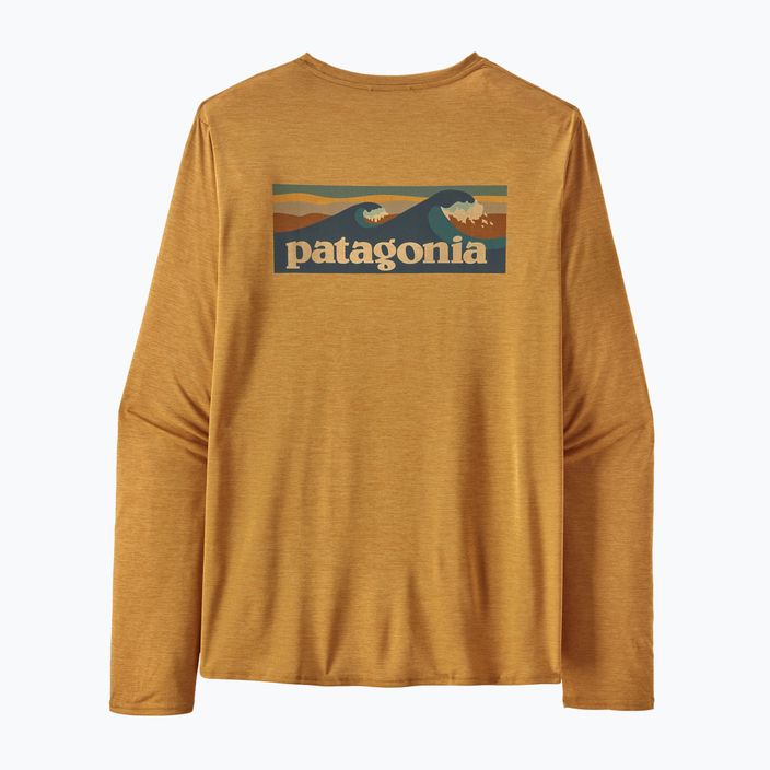 Мъжка риза Patagonia Cap Cool Daily Graphic Shirt-Waters trekking longsleeve pufferfish gold x-dye 4