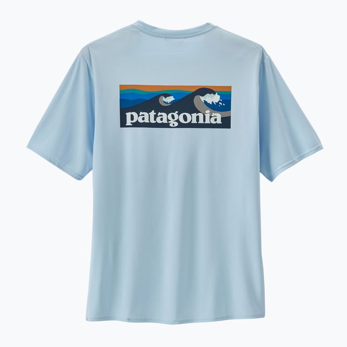Мъжка риза Patagonia Cap Cool Daily Graphic Shirt Waters boardshort logo/chilled blue 3