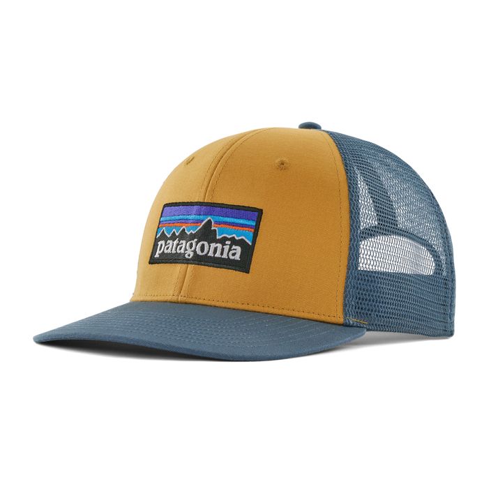 Patagonia P-6 Logo Trucker бейзболна шапка pufferfish gold 2