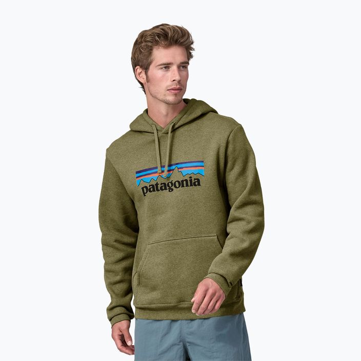 Patagonia P-6 Logo Uprisal buckhorn зелен суитшърт