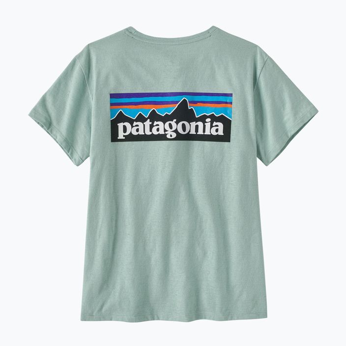 Дамска тениска за трекинг Patagonia P-6 Logo Responsibili-Tee wispy green 4