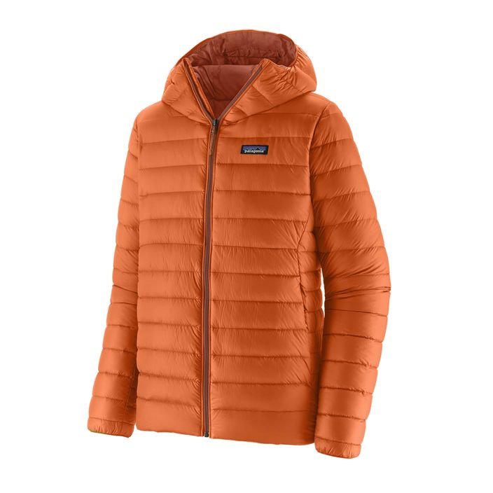 Мъжки пуловер с качулка Patagonia Down jacket redtail rust 2