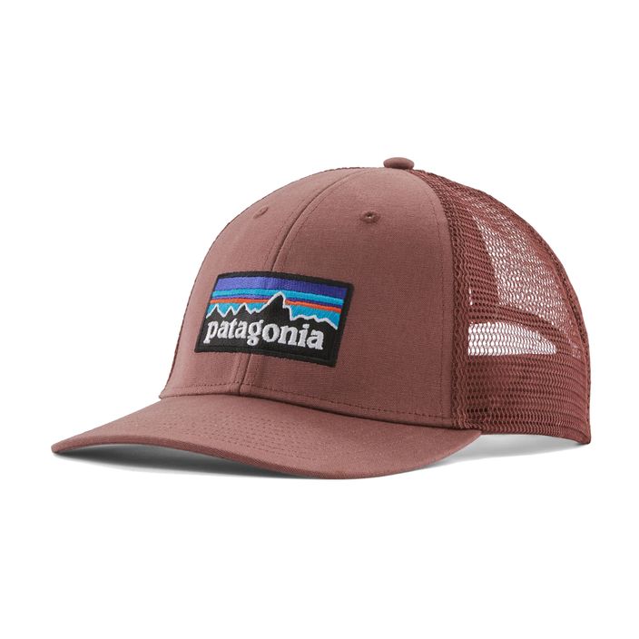 Бейзболна шапка Patagonia P-6 Logo LoPro Trucker dulse mauve 2