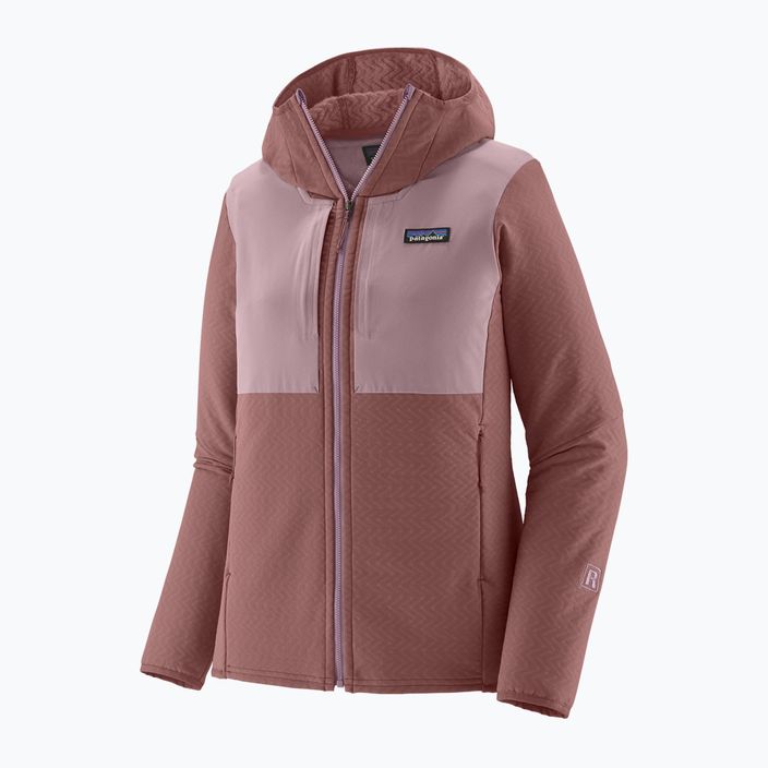 Дамско софтшел яке R2 CrossStrata Hoody dulse mauve на Patagonia 3