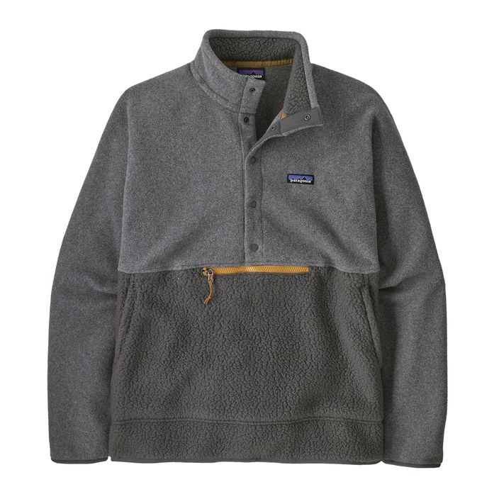 Мъжки суитчър Patagonia Retro Pile 1/2 Snap P/O forge grey trekking 2