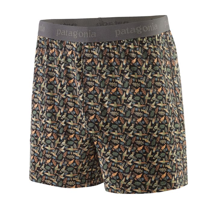 Мъжки боксерки Patagonia Essential Boxers allen's party/ink black 2