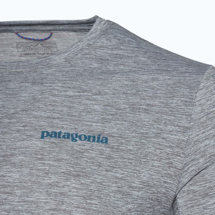 Мъжка блуза с дълъг ръкав Patagonia Cap Cool Daily Graphic Shirt-Waters boardshort logo abalone blue/feather grey 3