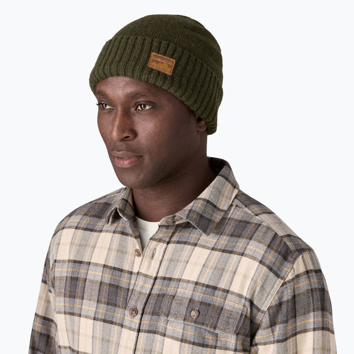 Зимна шапка Patagonia Brodeo Beanie 73 skyline/pine needle green 2