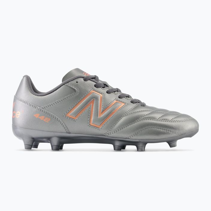 Мъжки футболни обувки New Balance 442 V2 Academy FG silver 9