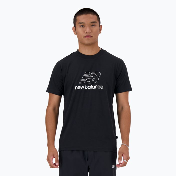 Мъжка тениска New Balance Graphic V Flying black