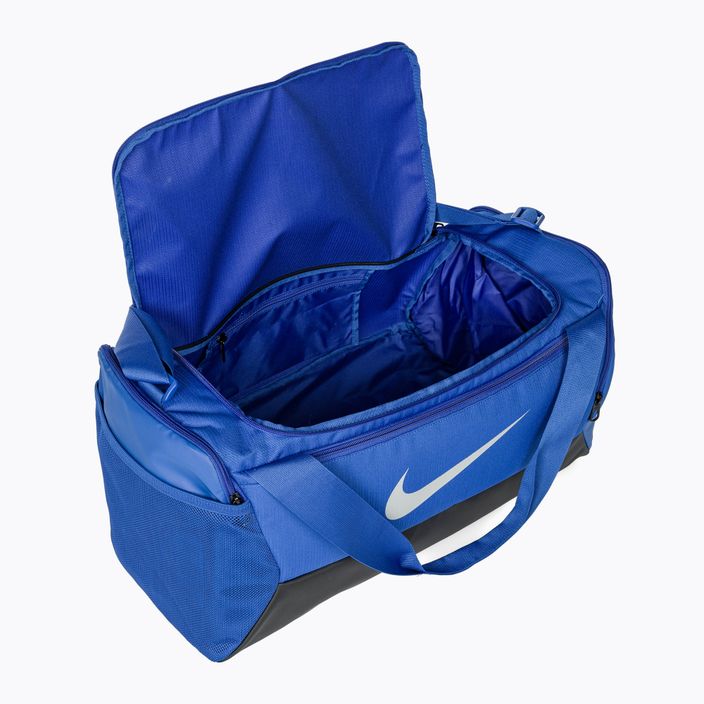 Чанта за тренировки Nike Brasilia 9.5 41 l game royal/черно/металическо сребро 3