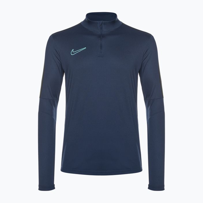Мъжки футболен екип Nike Academy Dri-Fit 1/2-Zip midnight navy/black/midnight navy/hyper turquoise с дълъг ръкав