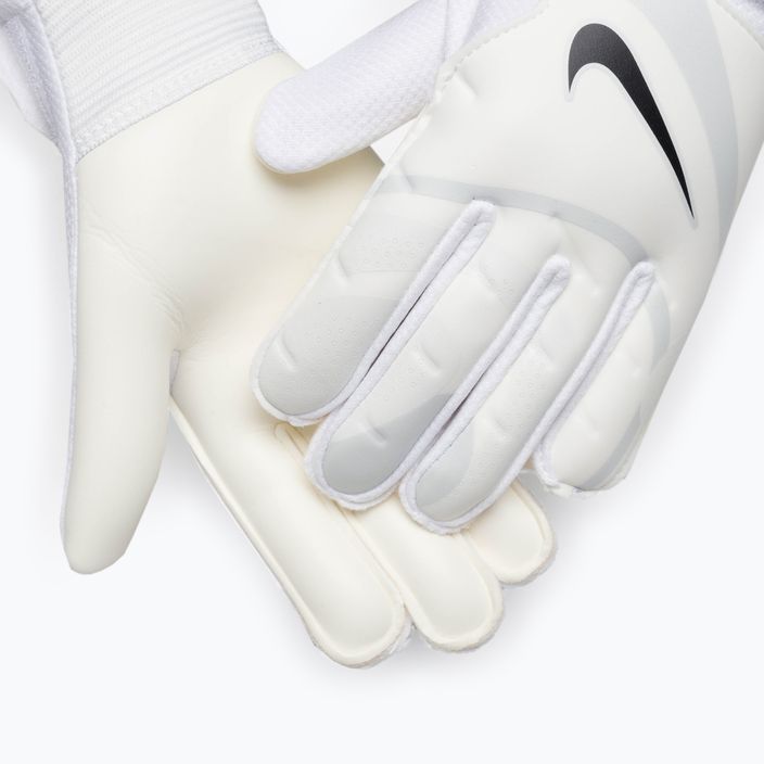 Детски вратарски ръкавици Nike Match бяло/чиста платина/черно 3