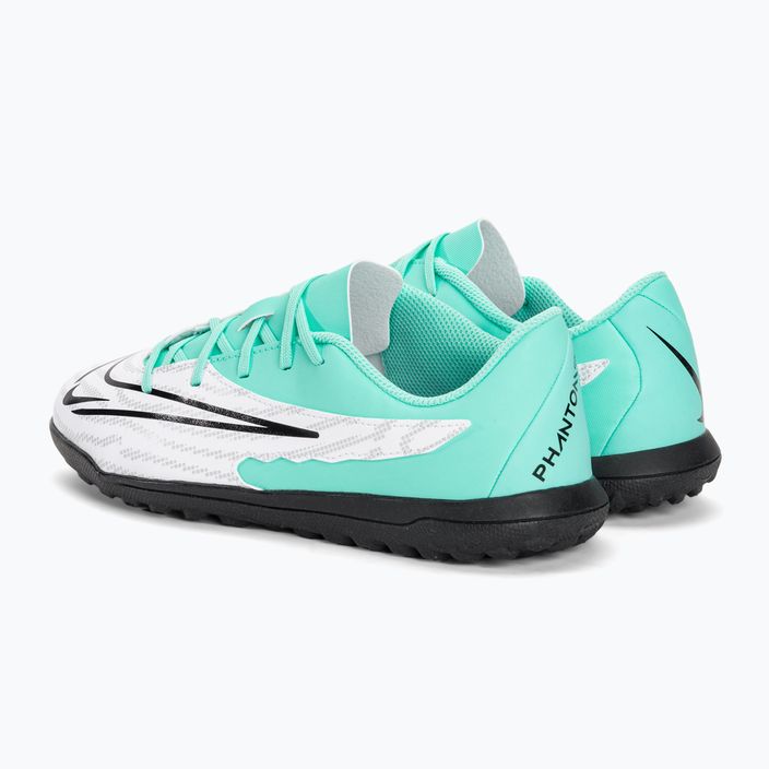 Детски футболни обувки Nike JR Phantom GX Club TF hyper turquoise/fuchsia dream/white/black 3