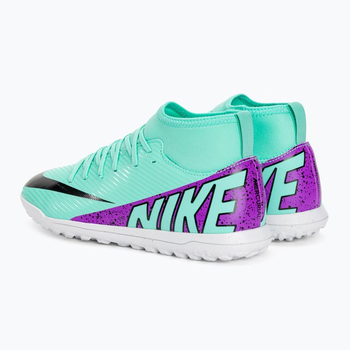 Детски футболни обувки Nike Jr Mercurial Superfly 9 Club TF hyper turquoise/black/ white/fuchsia dream 3