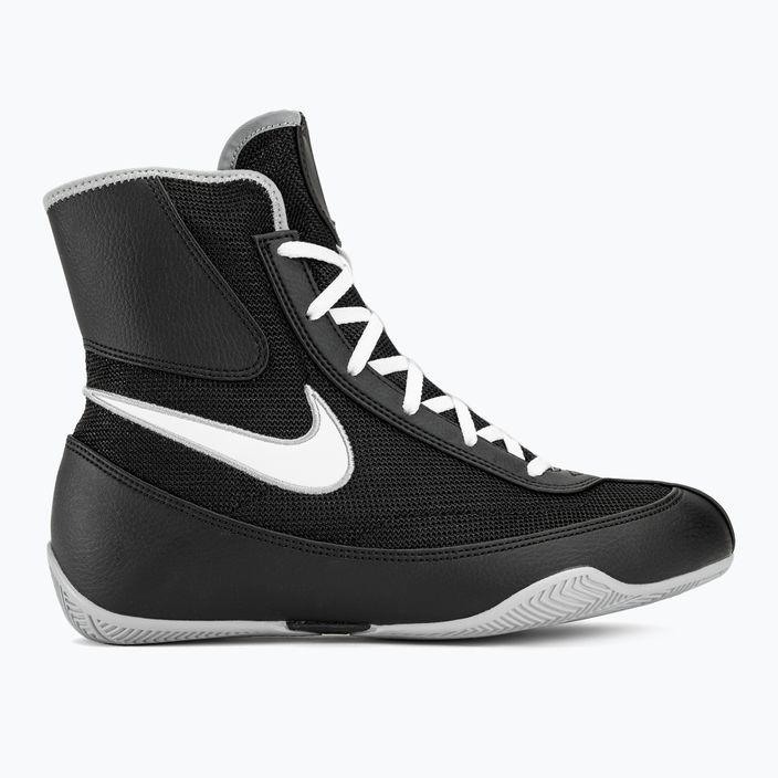 Боксови обувки Nike Machomai 2 черно/бяло вълче сиво 2