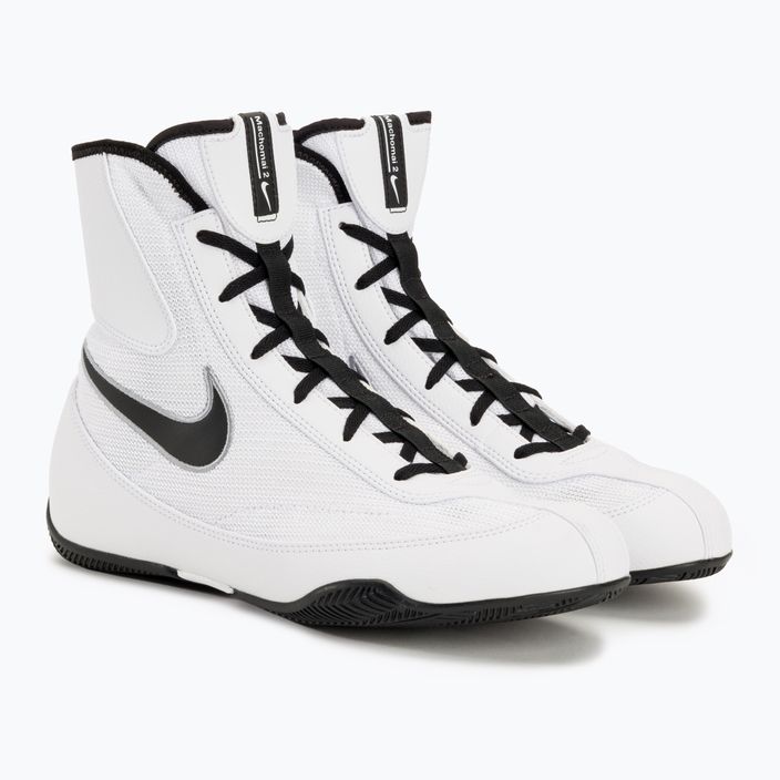 Боксови обувки Nike Machomai 2 SE бяло/черно/вълче сиво 4