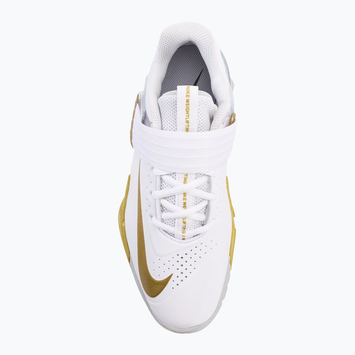 Nike Savaleos бели/черни железни сиви обувки за вдигане на тежести 6