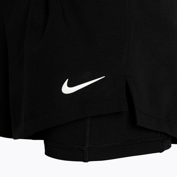 Дамски шорти за тенис Nike Court Dri-Fit Advantage, черни/бели 4
