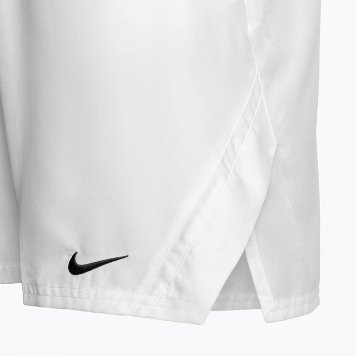 Мъжки шорти за тенис Nike Court Dri-Fit Victory 9", бели/черни 3