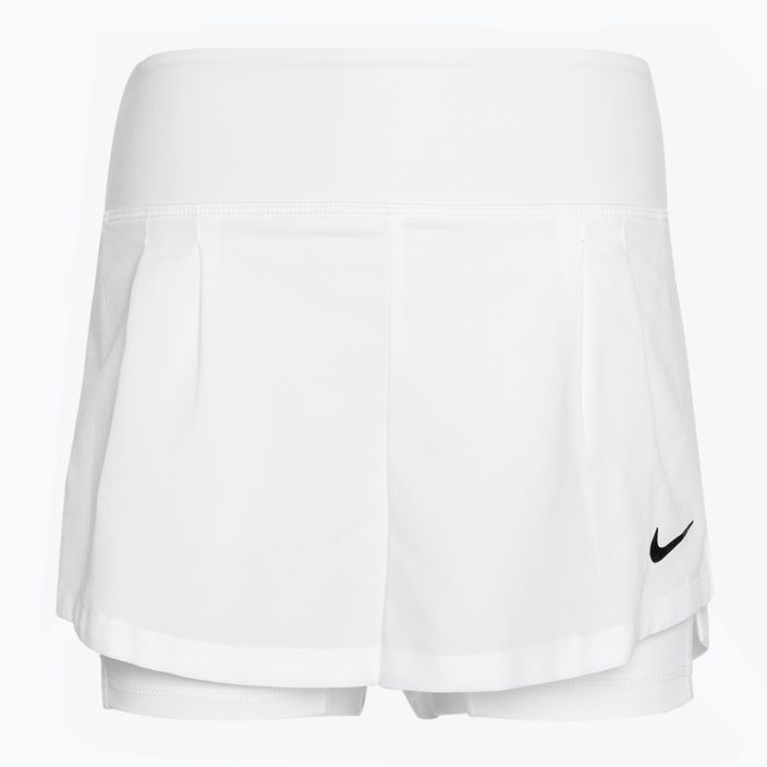 Дамски шорти за тенис Nike Court Dri-Fit Advantage бяло/бяло/черно