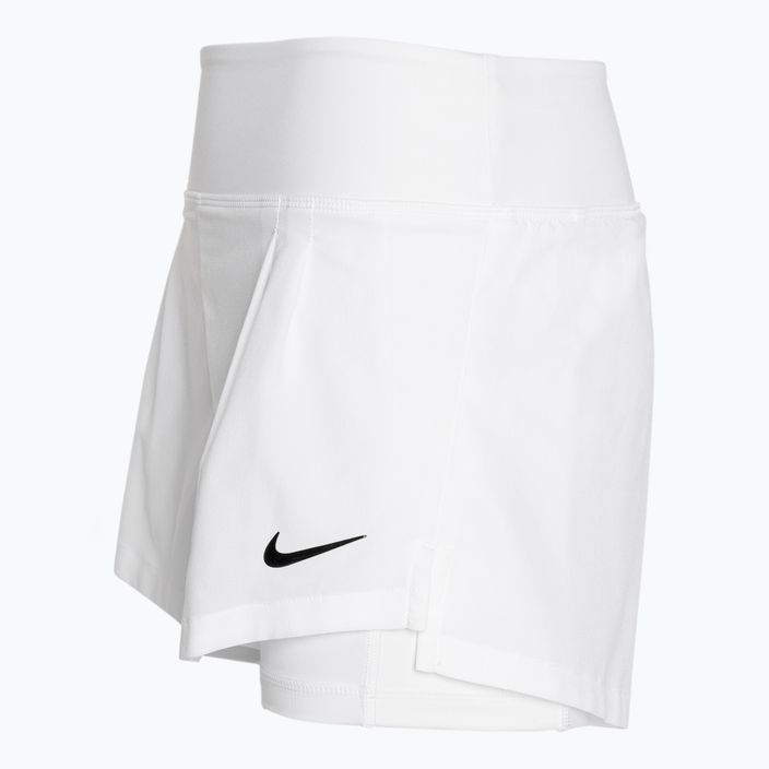 Дамски шорти за тенис Nike Court Dri-Fit Advantage бяло/бяло/черно 3