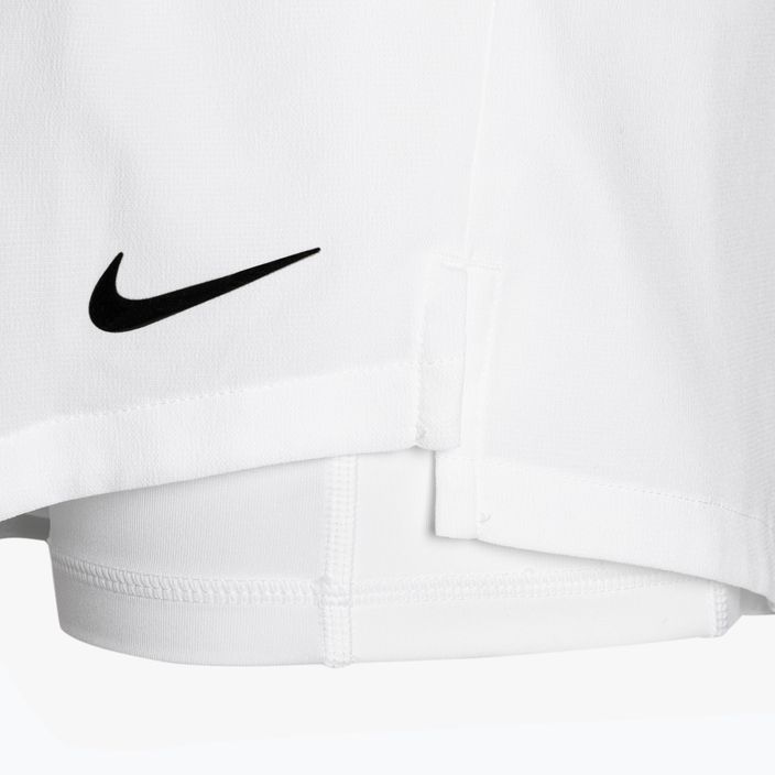 Дамски шорти за тенис Nike Court Dri-Fit Advantage бяло/бяло/черно 4