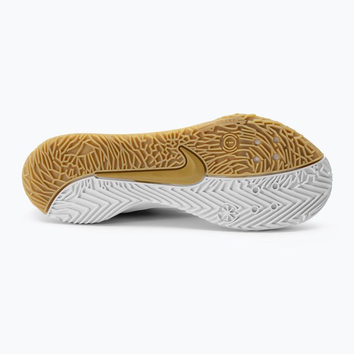 Обувки за волейбол Nike Zoom Hyperace 3 бяло/златно/фотонен прах 4