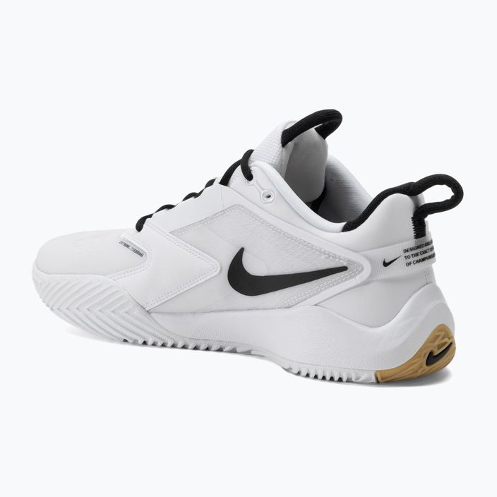 Nike Zoom Hyperace 3 волейболни обувки бяло/черно/фотонен прах 3