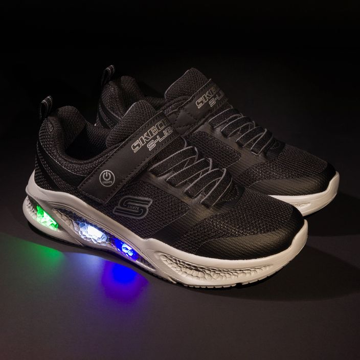 Детски обувки за обучение SKECHERS Skechers Meteor-Lights black/grey 7