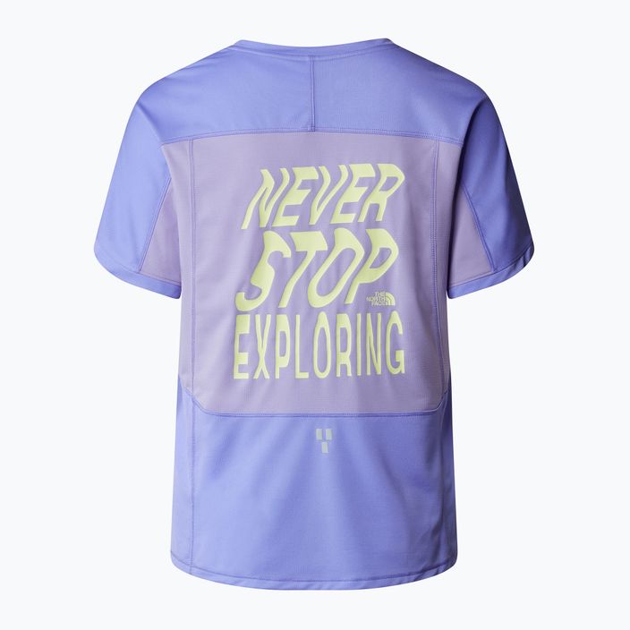 Дамска тениска за бягане The North Face Sunriser optic violet/high purple 2
