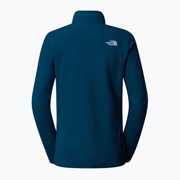 Дамски суитшърт The North Face 100 Glacier 1/4 Zip midnight petrol 5