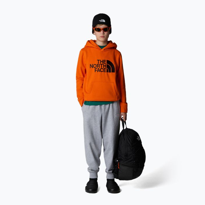 Детски суитшърт The North Face Drew Peak P/O Hoodie orange 2