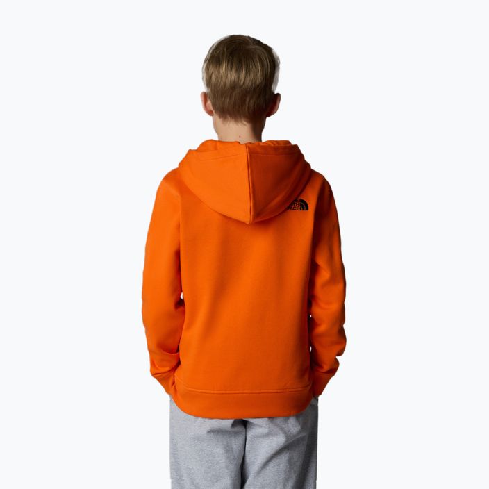 Детски суитшърт The North Face Drew Peak P/O Hoodie orange 3