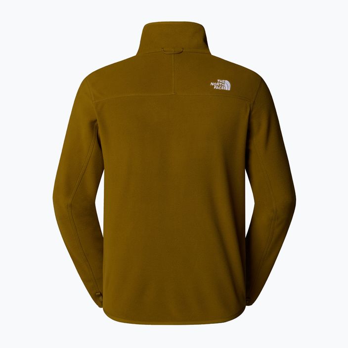 Мъжки суитшърт The North Face 100 Glacier Full Zip moss green 2