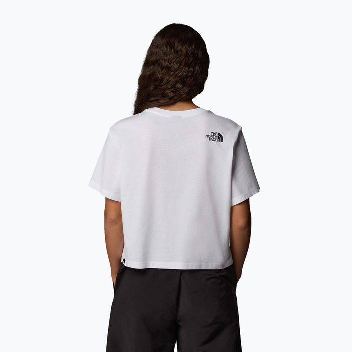 Дамска тениска The North Face Easy Relaxed Cropped white 3